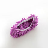 5PCS Mop Slippers Chenille Soft Strong Water Absorption Dust Removing Mop Shoe Cover for Home