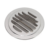 Air Ventilation Cover 304 Stainless Steel Round Exhaust Duct Grill Cap for Kitchen and Bathroom 120mm / 4.7in