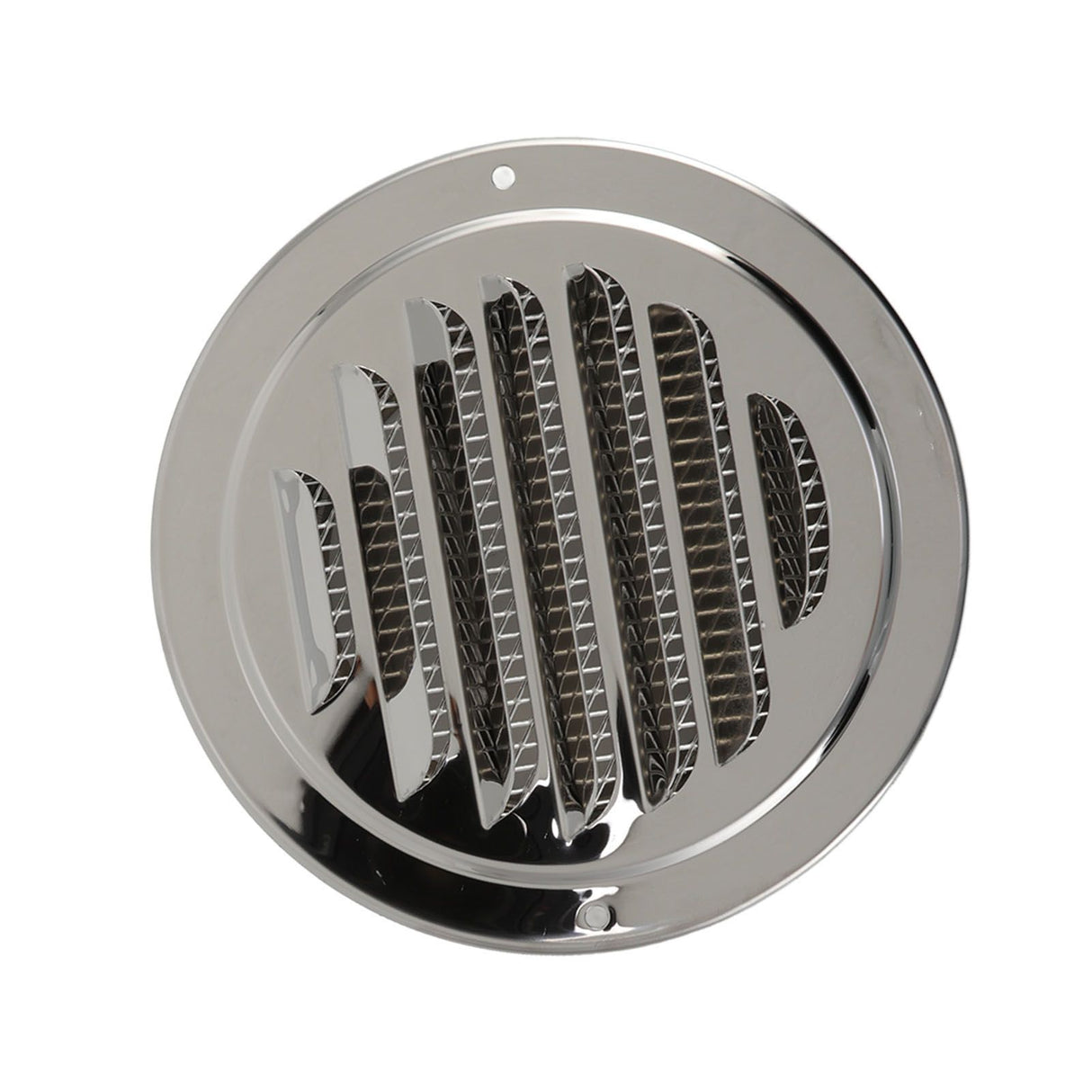 Air Ventilation Cover 304 Stainless Steel Round Exhaust Duct Grill Cap for Kitchen and Bathroom 120mm / 4.7in