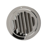 Air Ventilation Cover 304 Stainless Steel Round Exhaust Duct Grill Cap for Kitchen and Bathroom 120mm / 4.7in