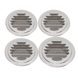 Air Ventilation Cover 304 Stainless Steel Round Exhaust Duct Grill Cap for Kitchen and Bathroom 150mm / 5.9in