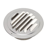 Air Ventilation Cover 304 Stainless Steel Round Exhaust Duct Grill Cap for Kitchen and Bathroom 150mm / 5.9in
