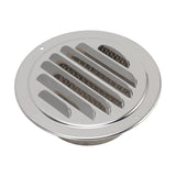 Air Ventilation Cover 304 Stainless Steel Round Exhaust Duct Grill Cap for Kitchen and Bathroom 150mm / 5.9in