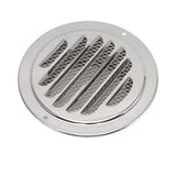 Air Ventilation Cover 304 Stainless Steel Round Exhaust Duct Grill Cap for Kitchen and Bathroom 150mm / 5.9in - Rear View