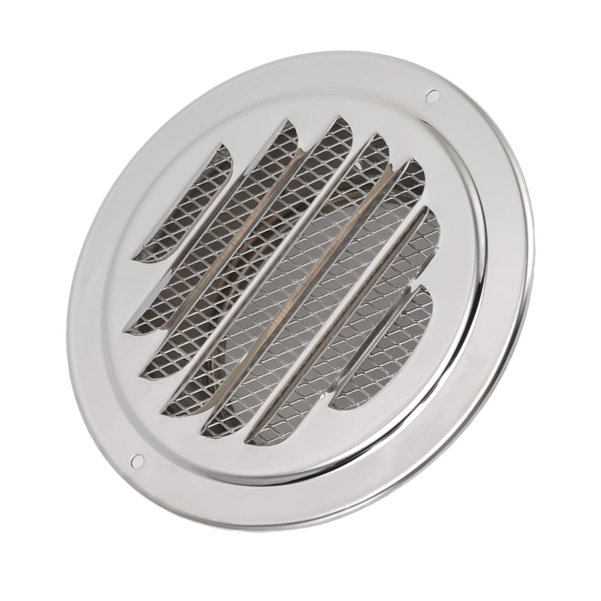 Air Ventilation Cover 304 Stainless Steel Round Exhaust Duct Grill Cap for Kitchen and Bathroom 150mm / 5.9in
