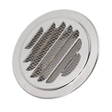 Air Ventilation Cover 304 Stainless Steel Round Exhaust Duct Grill Cap for Kitchen and Bathroom 150mm / 5.9in