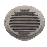 Air Ventilation Cover 304 Stainless Steel Round Exhaust Duct Grill Cap for Kitchen and Bathroom 160mm / 6.3in
