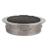 Air Ventilation Cover 304 Stainless Steel Round Exhaust Duct Grill Cap for Kitchen and Bathroom 160mm / 6.3in