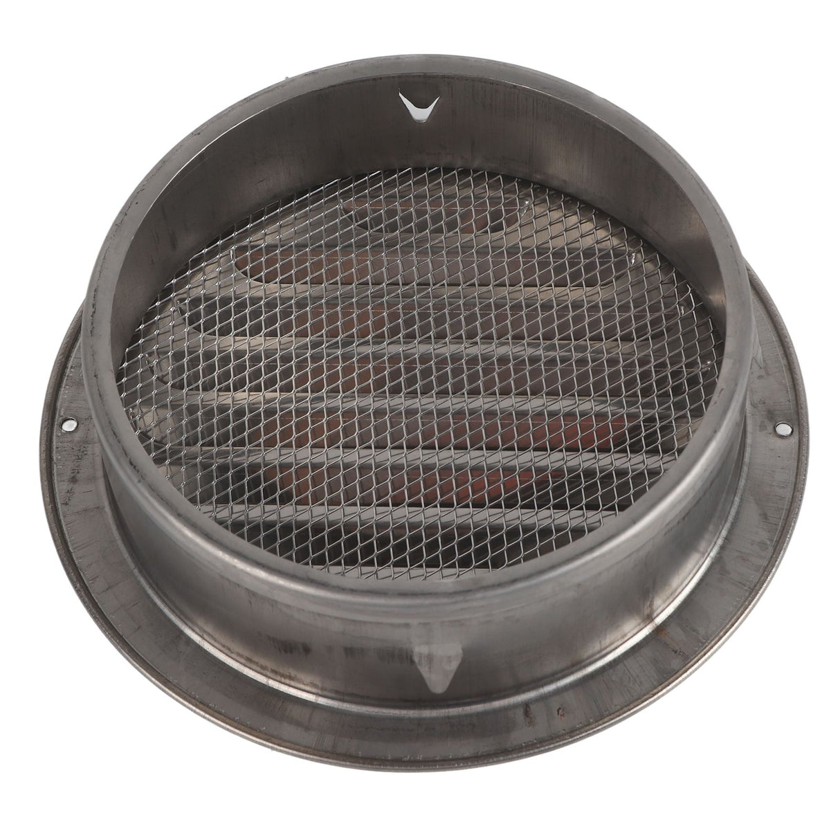 Air Ventilation Cover 304 Stainless Steel Round Exhaust Duct Grill Cap for Kitchen and Bathroom 160mm / 6.3in