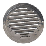 Air Ventilation Cover 304 Stainless Steel Round Exhaust Duct Grill Cap for Kitchen and Bathroom 160mm / 6.3in - Rear View