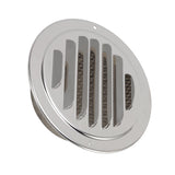 Air Ventilation Cover 304 Stainless Steel Round Exhaust Duct Grill Cap for Kitchen and Bathroom 160mm / 6.3in