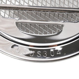 Air Ventilation Cover 304 Stainless Steel Round Exhaust Duct Grill Cap for Kitchen and Bathroom 160mm / 6.3in - Extra Image