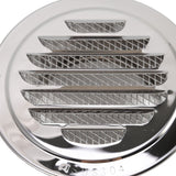Air Ventilation Cover 304 Stainless Steel Round Exhaust Duct Grill Cap for Kitchen and Bathroom 160mm / 6.3in - Extra Image