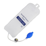 Pressure Infusion Bag with Pressure Gauge Strong Wear Resistance Air Tightness Fluid Quick Infusion for Emergency Patient 1000ml - 45-Degree Angle