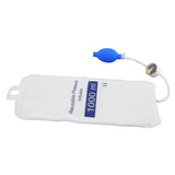 Pressure Infusion Bag with Pressure Gauge Strong Wear Resistance Air Tightness Fluid Quick Infusion for Emergency Patient 1000ml - Low Angle