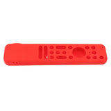 TV Remote Case Silicone Soft Shockproof Washable Protective Cover for RMF TX800 TX900 Red - Side View