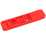 TV Remote Case Silicone Soft Shockproof Washable Protective Cover for RMF TX800 TX900 Red