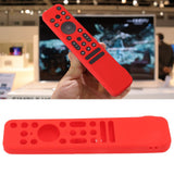 TV Remote Case Silicone Soft Shockproof Washable Protective Cover for RMF TX800 TX900 Red - Extra Image