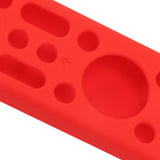 TV Remote Case Silicone Soft Shockproof Washable Protective Cover for RMF TX800 TX900 Red
