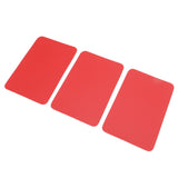 3 PCS Waterproof Kayak Patch PVC Raft Patch Rubber Boat Repair Patches Set for Inflatable Boat Canoe Red - Side View