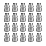 20pcs Safety Round Handle Wedges Steel Hammer Handle Splitting Wedge Set for Axe Claw Hammer Sledge Diameter 13mm / 0.51in