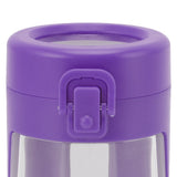 Glow Storage Jar with Grinder LED Waterproof Transparent Glass Seal Jar with 55mm Grinder for Outdoor Purple