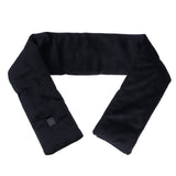 Electric Heated Scarf Rechargable 3 Gear Foldable Breathable Waterproof Neck Heating Pad for Winter - Top-Down View