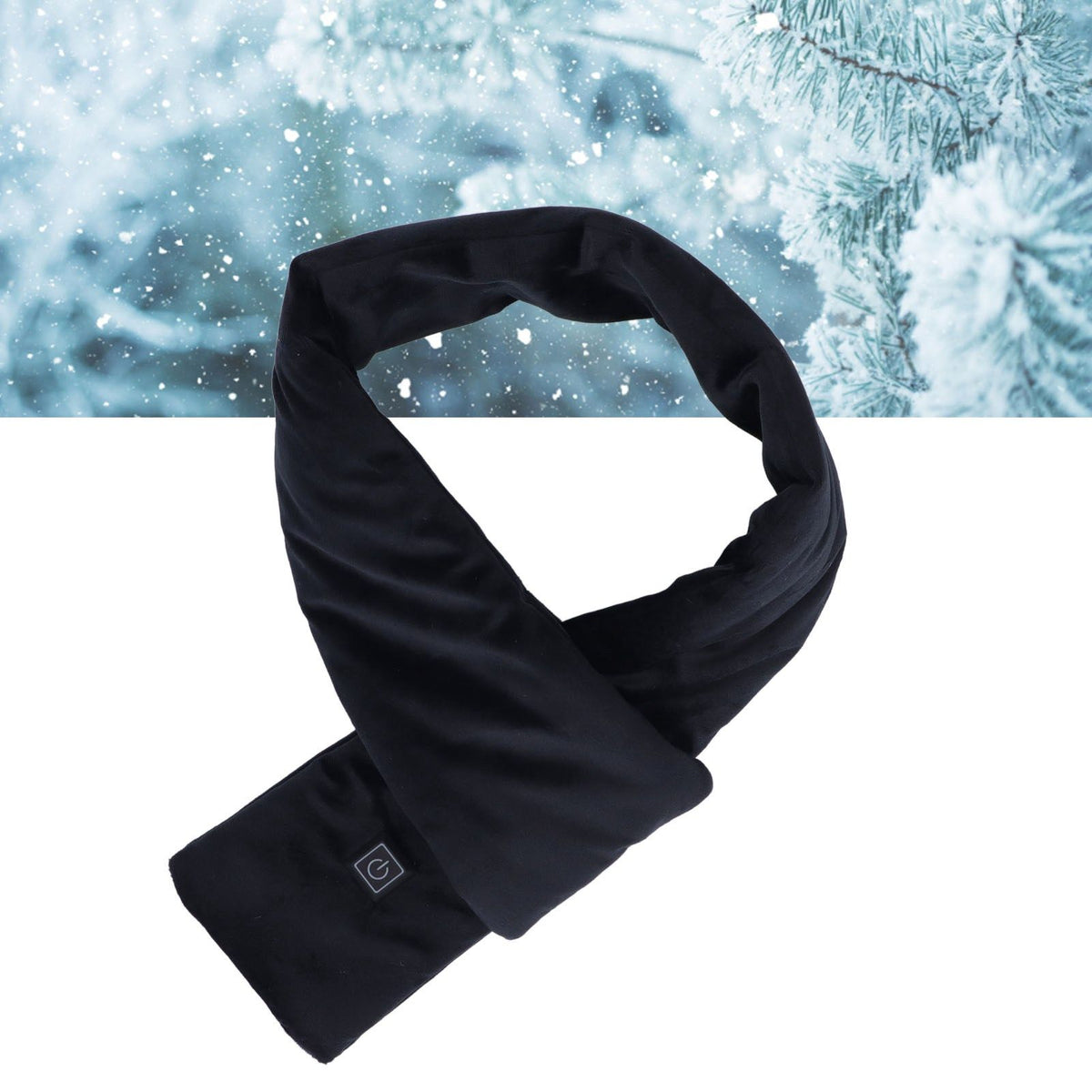 Electric Heated Scarf Rechargable 3 Gear Foldable Breathable Waterproof Neck Heating Pad for Winter