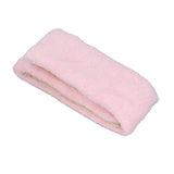 Electric Heating Scarf Evenly Heating Comfortable Skin Friendly Short Plush Pink USB Heated Scarf for Winter - Front View