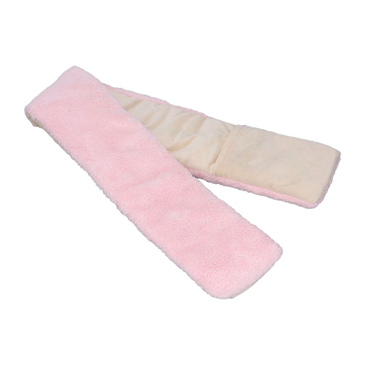 Electric Heating Scarf Evenly Heating Comfortable Skin Friendly Short Plush Pink USB Heated Scarf for Winter