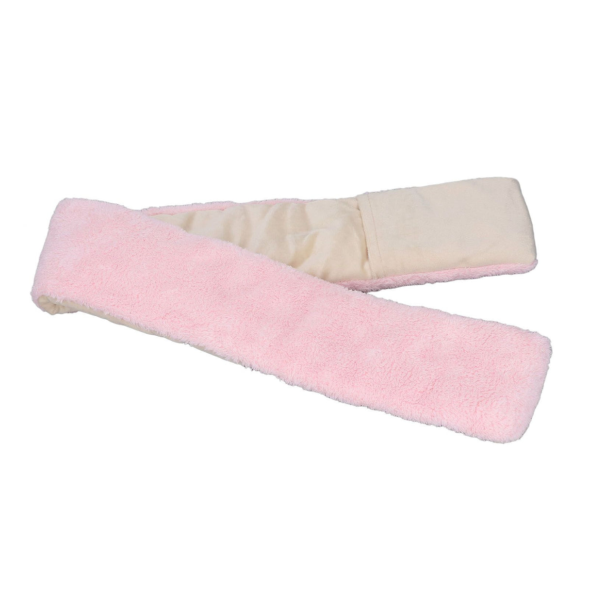 Electric Heating Scarf Evenly Heating Comfortable Skin Friendly Short Plush Pink USB Heated Scarf for Winter
