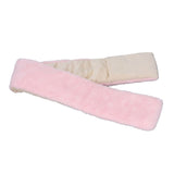 Electric Heating Scarf Evenly Heating Comfortable Skin Friendly Short Plush Pink USB Heated Scarf for Winter