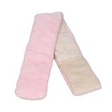 Electric Heating Scarf Evenly Heating Comfortable Skin Friendly Short Plush Pink USB Heated Scarf for Winter - Extra Image