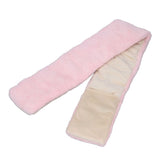 Electric Heating Scarf Evenly Heating Comfortable Skin Friendly Short Plush Pink USB Heated Scarf for Winter