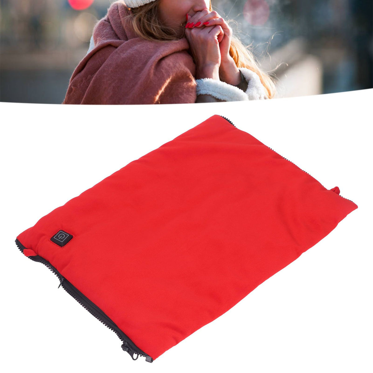 Heated Hand Bag USB 3 Gear Foldable Lint Free Portable Adjustable Electric Heating Pouch 5V