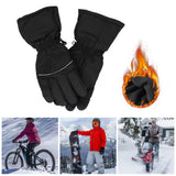Electric Heated Gloves Winter Insulated Heating Gloves for Outdoor Sports Skiing Riding