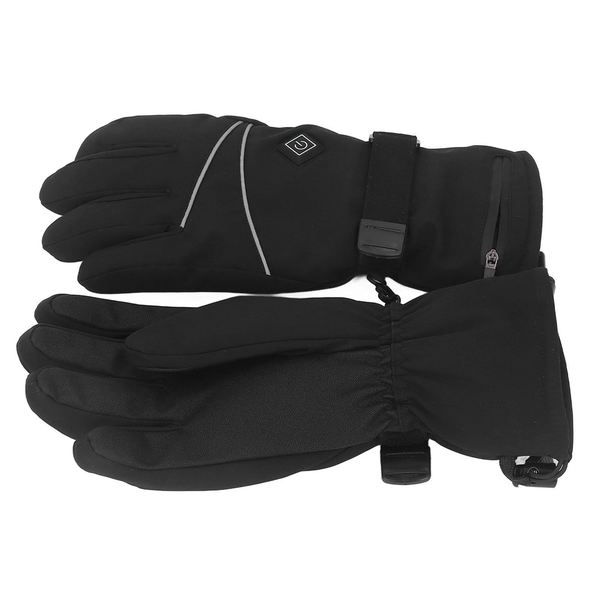 Heated Gloves Skiing Snowboarding Electric Battery Heated Gloves with 3 Heating Levels Skiing for Men Women M