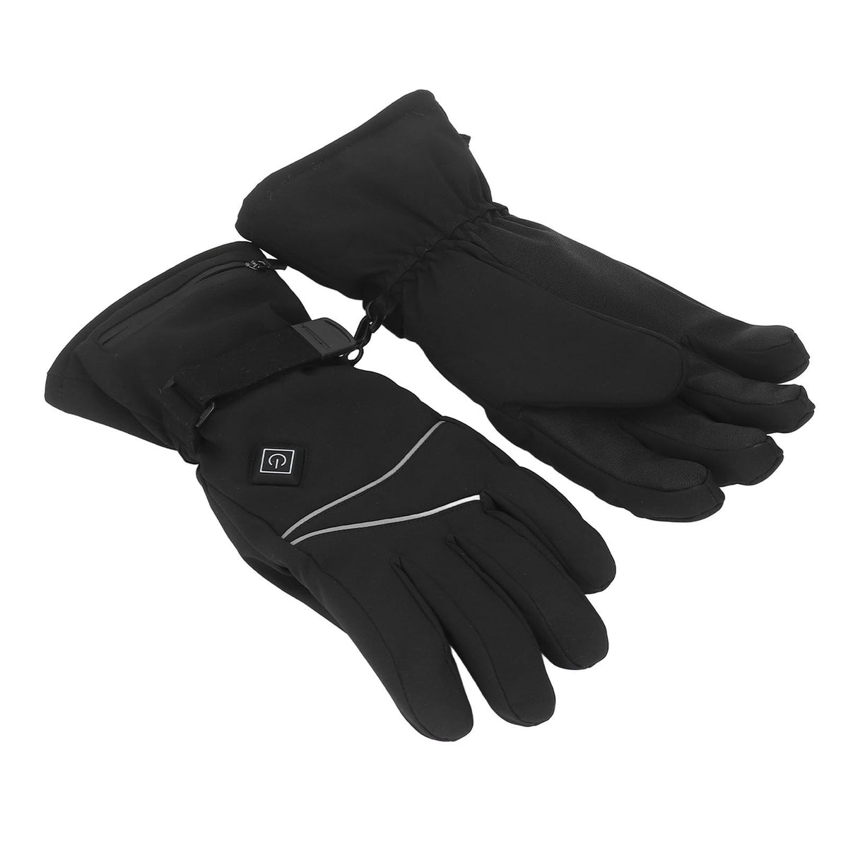 Heated Gloves Skiing Snowboarding Electric Battery Heated Gloves with 3 Heating Levels Skiing for Men Women M