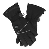 Heated Gloves Skiing Snowboarding Electric Battery Heated Gloves with 3 Heating Levels Skiing for Men Women L - Side View