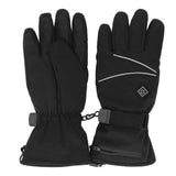 Heated Gloves Skiing Snowboarding Electric Battery Heated Gloves with 3 Heating Levels Skiing for Men Women L - 45-Degree Angle