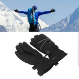 Heated Gloves Skiing Snowboarding Electric Battery Heated Gloves with 3 Heating Levels Skiing for Men Women L