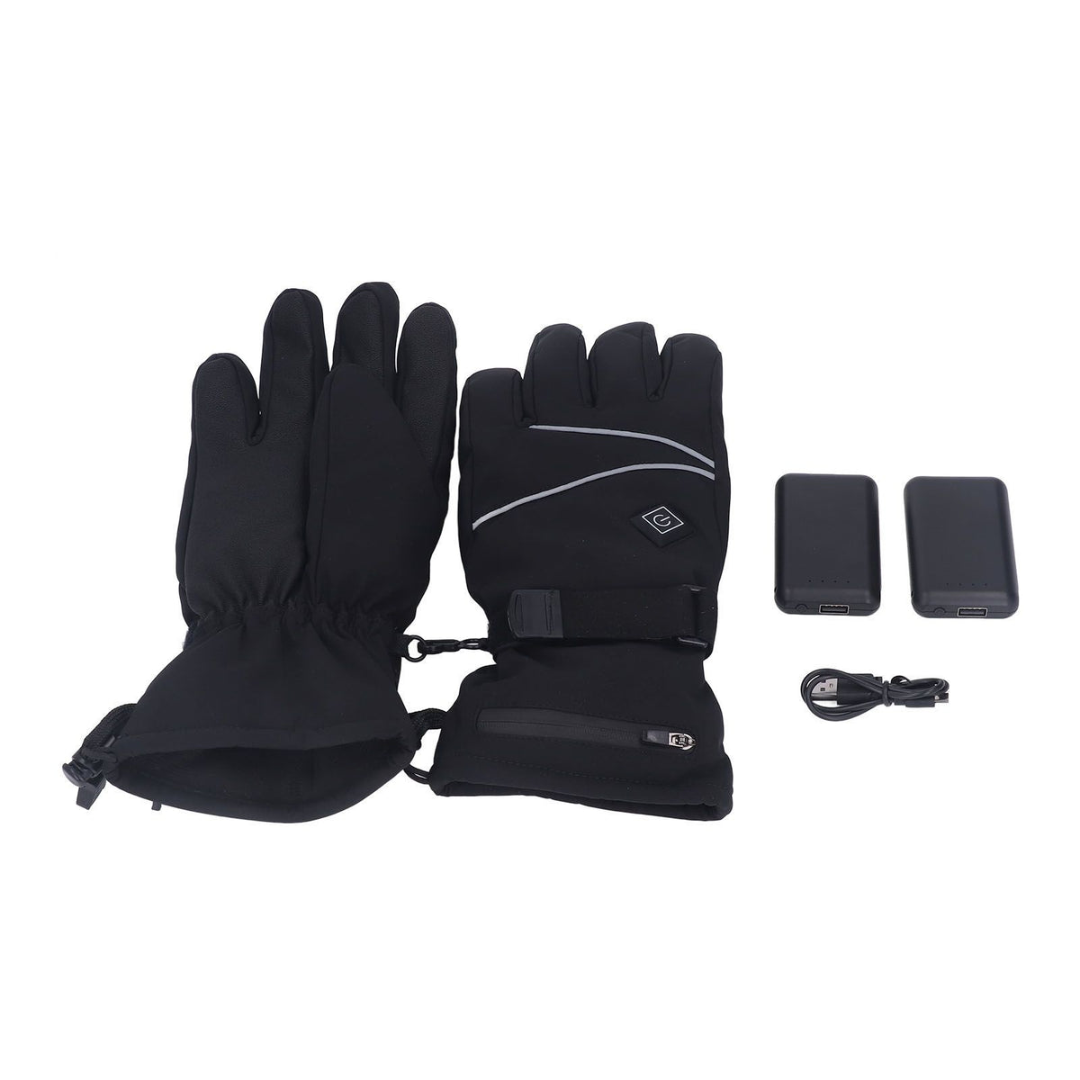 Electric Heating Gloves 3 Adjustable Temperature Lithium Battery Gloves for Outdoor Activities M