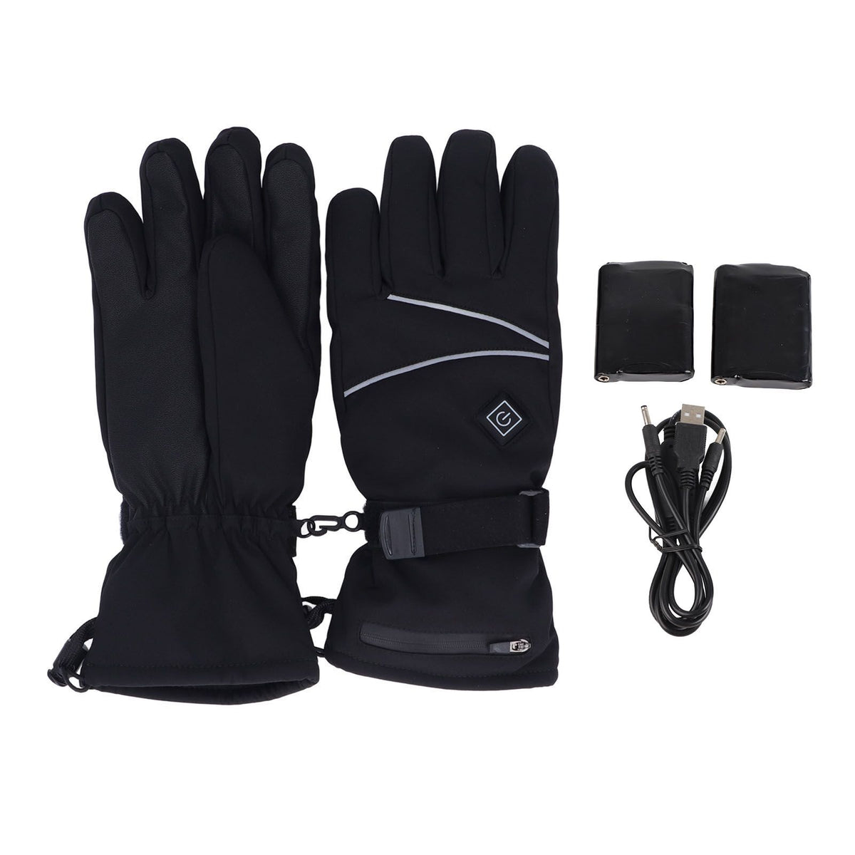 Electric Heating Gloves 3 Adjustable Temperature Lithium Battery Gloves for Outdoor Activities L