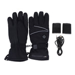 Electric Heating Gloves 3 Adjustable Temperature Lithium Battery Gloves for Outdoor Activities L