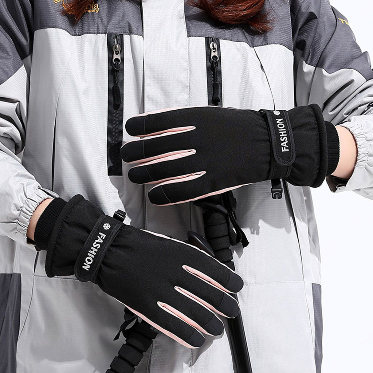 Winter Waterproof Warm Gloves Full Finger Touch Screen Insulated Glove for Outdoor Mountaineering Skiing
