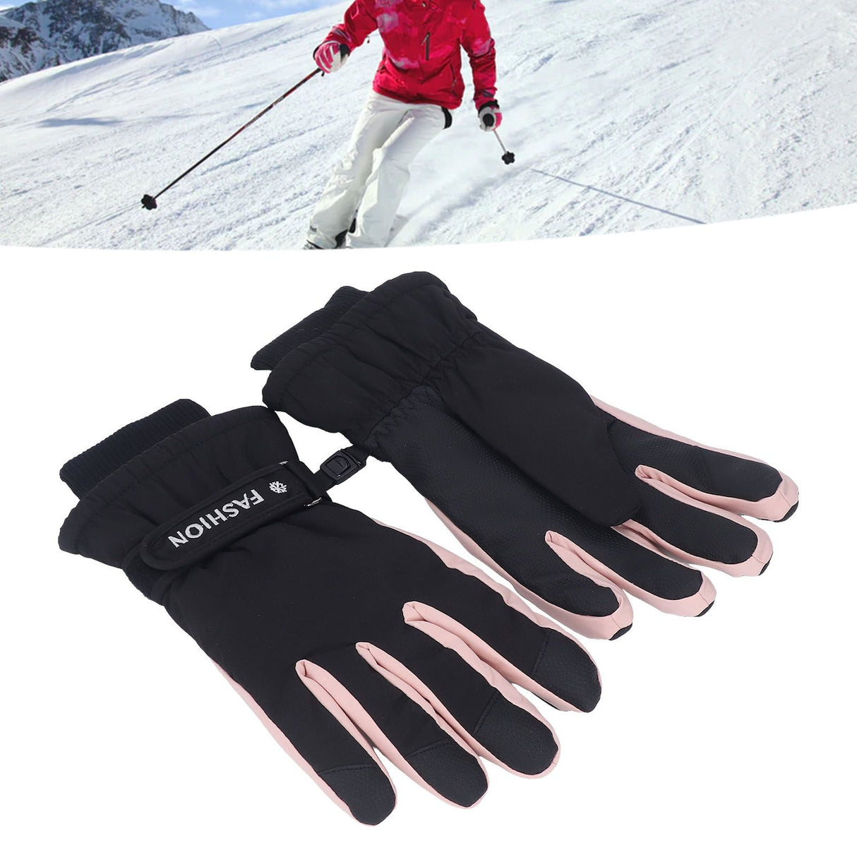 Winter Waterproof Warm Gloves Full Finger Touch Screen Insulated Glove for Outdoor Mountaineering Skiing