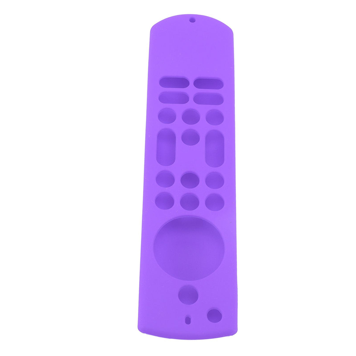 Remote Control Silicone Case Soft Safe Shockproof Waterproof Precise Cutout Fully Wrap Remote Cover for Amazon TV Purple