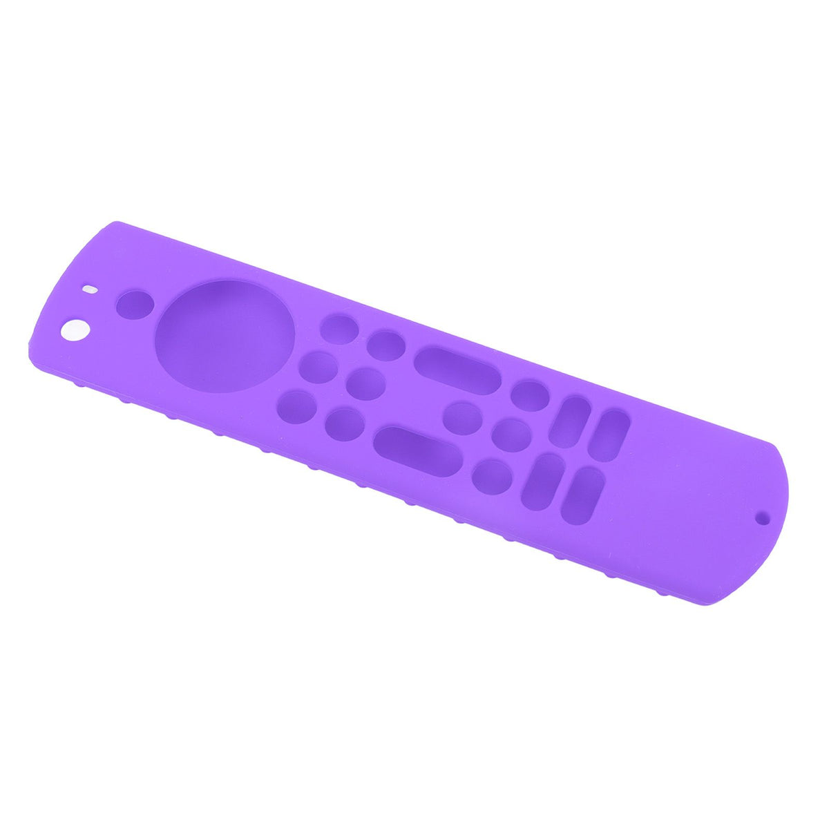 Remote Control Silicone Case Soft Safe Shockproof Waterproof Precise Cutout Fully Wrap Remote Cover for Amazon TV Purple