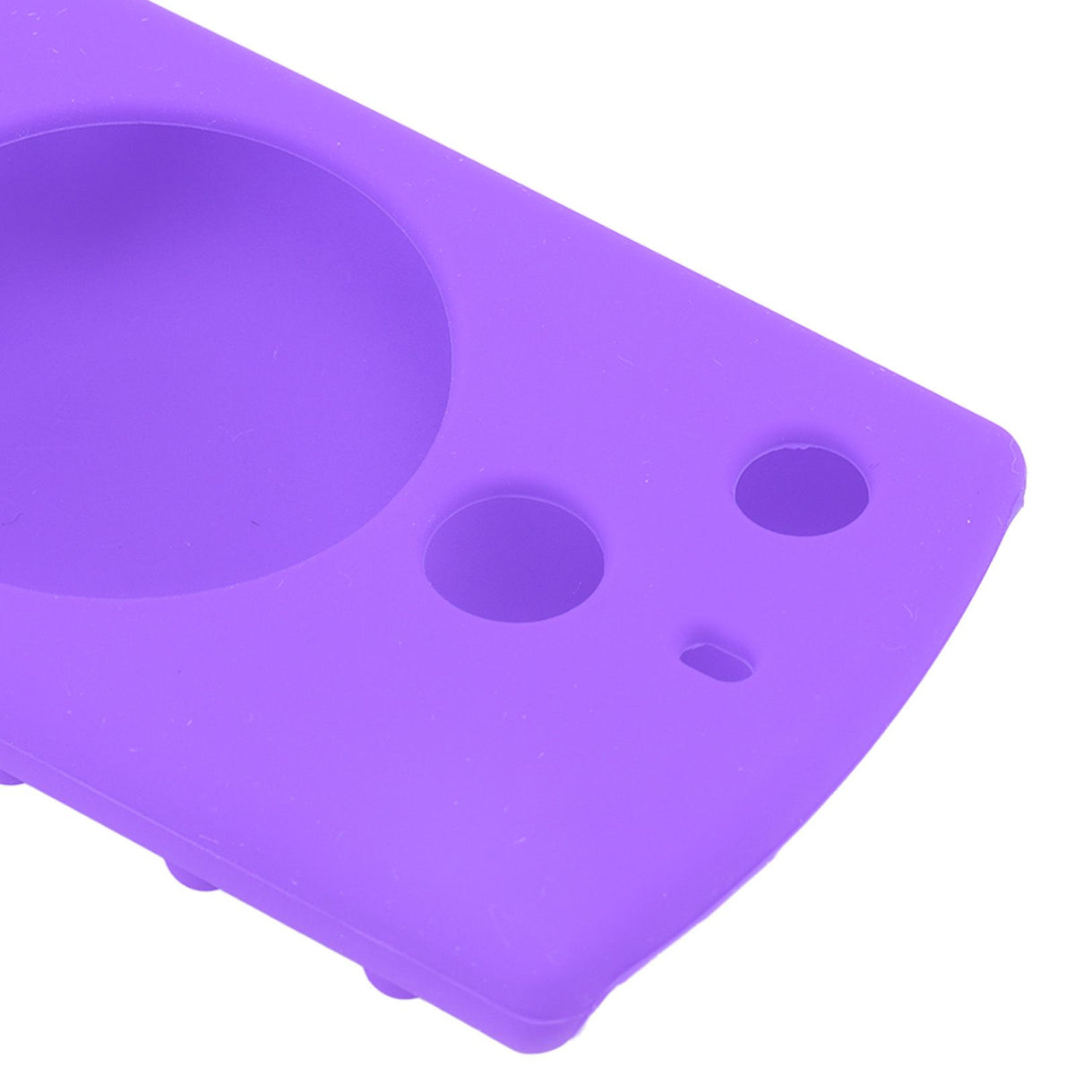 Remote Control Silicone Case Soft Safe Shockproof Waterproof Precise Cutout Fully Wrap Remote Cover for Amazon TV Purple