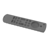 Remote Control Silicone Case Soft Safe Shockproof Waterproof Precise Cutout Fully Wrap Remote Cover for Amazon TV Dark Gray - Side View